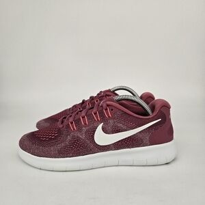 Nike Free RN 2017 Vintage Wine Women's Running Shoes Size 7